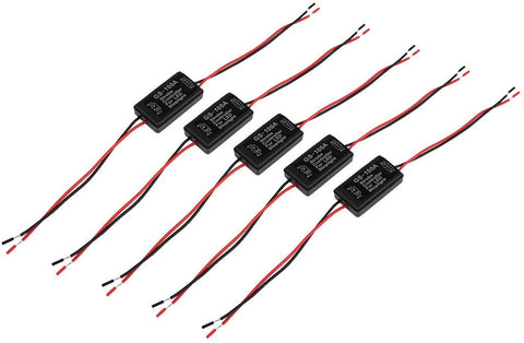 X AUTOHAUX 5pcs GS-100A LED Stop Light Anti Flicker Flash Module Strobe Controller for Car