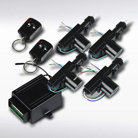 Autozensation For Car Auto Power Keyless Door Lock Unlock 2/4Dr Remote Control Central Kit+Remote