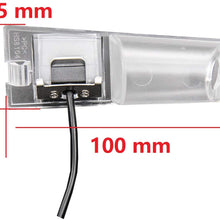 HD 720p Rear View Back Up Reverse Parking Camera in License Plate Waterproof Night Version (NTSC) for Cadillac CTS 2008-2013