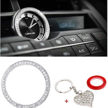 PIFOOG Bling Crystal Speed Button Sticker for Lexus RX NX RX300 RX350 NX200 NX300 ECO Push Normal Sport Car Interior Accessories Trim Silver (Speed Button Small)