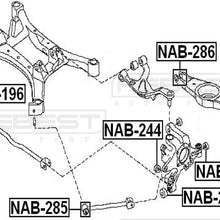 FEBEST NAB-286 Rear Suspension Arm Bushing