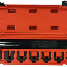 PARTS-DIYER 8PCS Inner Tie Rod End Installer Remover Tool Set Universal Garage Kit