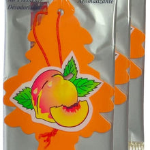 LITTLE TREES Car Air Freshener | Hanging Paper Tree for Home or Car | Peachy Peach | 3 Pack