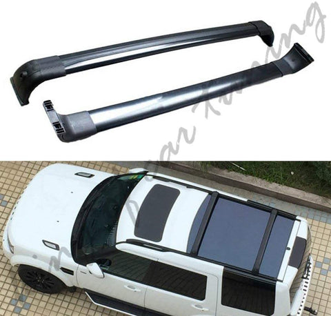 king of car tuning Baggage Luggage Rack Carrier Roof Rack Rail Cross Bars Crossbars Fits for Land Rover Discovery 4 LR4 2010-2016