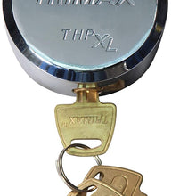 Trimax "Hockey-Puck Internal Shackle Trailer/Shed Door Lock -Universal Fit (Re-Keyable) THPXL, Blister Packaging