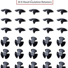 OTUAYAUTO 30pcs Hood Insulation Retainers - for Chrysler, Jeep, Dodge, Ram - Replace OEM 4878883AA LH LHS Nylon Clip