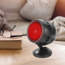 Electric Heater Fan, Household Portable Mini Heater Desktop Mini Winter Warmer Mini Electric Winter Warmer Heater Handy Fan Heater CN Plug 220V (Black)