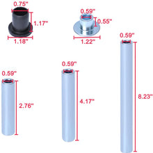 A Arm Bushing Kit for Polaris RZR 800 2008-2014, Polaris RZR S 800 2009-2014, Polaris RZR 4 800 2010-2014, Heavy Duty Control Arm Bushing Kit for Front and Rear