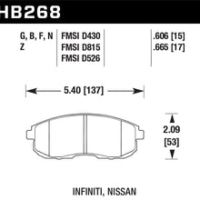 Hawk Performance HB268Z.665 Performance Ceramic Brake Pad