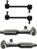 Detroit Axle - 4PC Front Stabilizer Sway Bar Links and Outer Tie Rod Ends for 2005 2006 2007 2008 2009 Honda Odyssey Touring Models