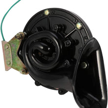 GARNECK 12V Waterproof Car Horn Plastic Metal Magnet Snails Shape Truck Speaker Horn Trumpet for Auto Vehicle Motorcycle Replacement Parts(Black)