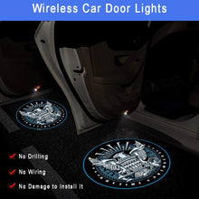 2Pcs For Mazda Car Door Logo Projector Lights LED Wireless Car Door Paste Courtesy Welcome Ghost Shadow Lights Lamp Suitable For Mazda All Models