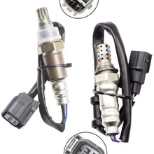 higherbro 2x Air Fule Ratio O2 02 Oxygen Sensor for Honda Civic 2006 2007 2008 2009 2010 2011 2012 2013 1.8L Sensor 1 Sensor 2 Upper + Lower