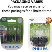 Philips 3457 LongerLife Miniature Bulb, 2 Pack