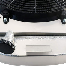 ALLOYWORKS 4 Row All Aluminum Radiator Shroud Fan For 1930-1938 Ford Model A Grill Shells Chevy Engine V8
