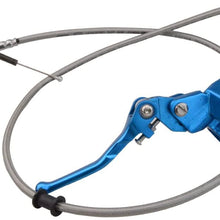 GOOFIT 7/8"22mm Motorcycle Hydraulic Clutch Brake Lever 1200mm Master Cylinder for 125cc 150cc 180cc 200cc 250cc Vertical Motor Off Road Motorcycle Scooter Pit Pocket Bike Motocross Red