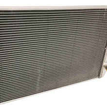 ZM GM Chevy 31" x 19" x 3" Aluminum Radiator 2 Row Double Pass Universal 3" Thickness Extra Cooling
