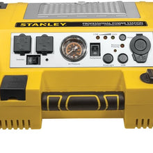STANLEY PPRH5 Professional Power Station Jump Starter: 1000 Peak/500 Instant Amps, 500W Inverter, 120 PSI Air Compressor, Battery Clamps