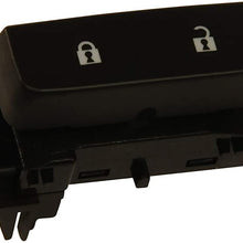 ACDelco 15804094 GM Original Equipment Black Single Door Lock Switch with Blue Backlighting