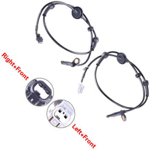 OCPTY ABS Sensor, Front Left Right Wheel Speed Sensors Fit for 2004 2005 2006 2007 2008 2009 Nissan Quest ALS359 ALS310 Pack of 2
