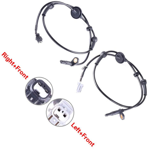 OCPTY ABS Sensor, Front Left Right Wheel Speed Sensors Fit for 2004 2005 2006 2007 2008 2009 Nissan Quest ALS359 ALS310 Pack of 2