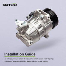 SCITOO Compatible with AC Compressor CO 29072C AC Compressor with Clutch fit Nissan Tsuru 1.6L Sentra 1.8L 2013-2015