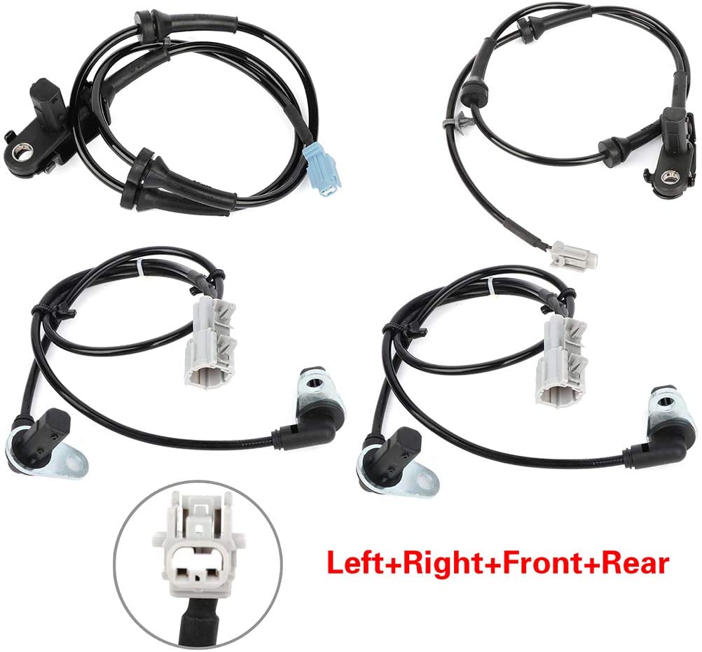 FEIPARTS ALS643 ALS642 Left Right Front Rear Anti-lock Braking System ABS Wheel Speed Sensor Replaces for2003-2009 for Nissan 350Z 2003-2006 for Infiniti G35