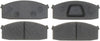 ACDelco 17D187 Professional Organic Front Disc Brake Pad Set