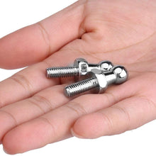 Aukson Ball Studs | 2 pcs Car Stainless Steel Ball Stud Bolt M6 for Gas Struts Ball Ended Bonnet