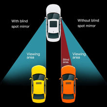 TSINGYUN 4 Pack of Blind Spot Mirror, HD Glass Frameless Convex Rearview Side Mirrors, 360°Rotation Adjustable Stick-on Design for SUV Car Truck Van Driving Safety