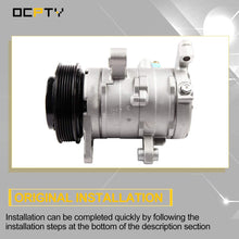 OCPTY A/C Compressor Compatible with 2004-2007 Dodge Durango 3.7L 2006-2007 Jeep Commander 3.7L CO 10801C