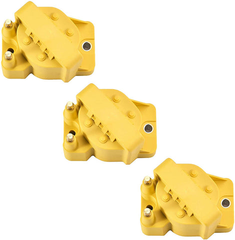 Set of 3 Heavy Duty Ignition Coils for Buick Cadillac Seville Deville Chevrolet Camaro Lumina Monte Carlo Venture Sonoma Olds Cutlass Pontiac Grand 3.8L 3.4L