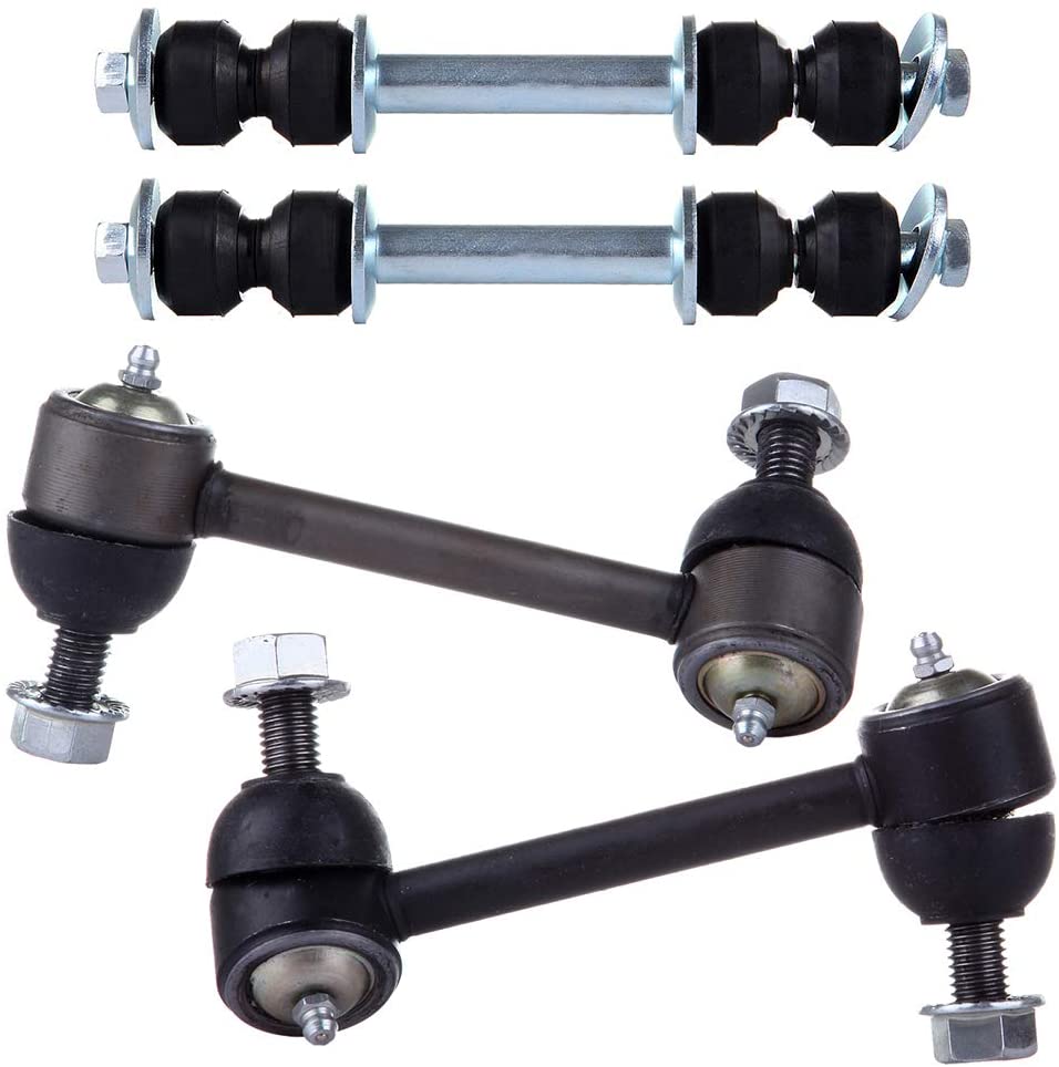 ECCPP Sway Bar Link Kit 2008 2009 for Chevrolet Trailblazer for GMC Envoy - Front Sway Bar End Links Rear Sway Bar End Links Rear Sway Bar End Links