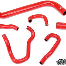 HPS 57-1490-RED Red Silicone Radiator Coolant/Heater Hose Kit