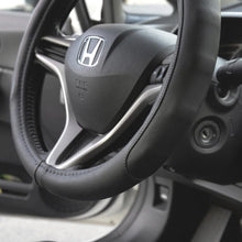 Motor Trend SW-761-BK-M_AM Black Ergonomic ComfortGrip Originals Steering Wheel Cover for Car Auto (Sedan Truck SUV Minivan) - Universal Fit 14.5"-15.5"