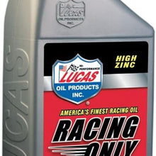 Lucas Oil 10605 0W-30 Synthetic Racing Oil - 1 Quart Bottle