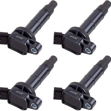 Ignition Coils Plug Pack for Toyota Camry RAV4 Solara Matrix Highlander Lexus Pontiac Scion 2.4L L4 UF333 C1330 5C1299 4 Pack