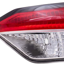Replacement Driver and Passenger Set Tail Lights Red and Clear Lid Mounted Lens Compatible with 2020 Corolla Sedan Japan 2020 Corolla Hybrid