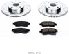 Power Stop K1151 Front Brake Kit with Drilled/Slotted Brake Rotors and Z23 Evolution Ceramic Brake Pads