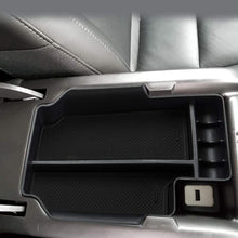 ROCCS Center Console Organizer Insert ABS Black Materials Tray for Chevy Colorado/GMC Canyon 2015-2019 Truck Armrest Storage Box Compartment