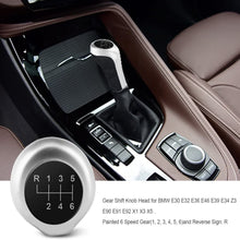 6 Speed Gear Stick Shift Knob Car Auto 6-Speed Transmission Manual Gear Shift Knob Adapter Head for BMW E36 E46 E39 E34 Z3 E90 E91 E92 X1 X3 X5