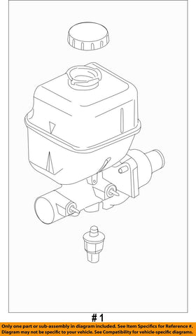 Ford BC3Z-2140-C, Brake Master Cylinder