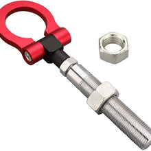 Towing Tow Hook Car Refitted Front Rear Bumper Trailer Ring Eye Kit Hook Screw On Fit for Mazda CX5 RX8 1999-2001 Mazda B3000 Red