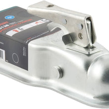 CURT 25138 Straight Tongue Trailer Coupler for 3-Inch Channel, 2-In Hitch Ball, 3,500 lbs