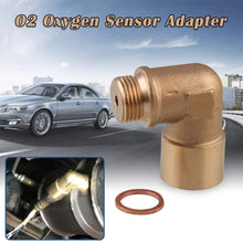 Sporacingrts Angled O2 Oxygen Sensor Adapter Extender Spacer M18 x 1.5 90 Degree Bung Pipe
