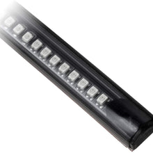 Partsam Universal LED Strip for Motorcycle License Plate Tail Brake Stop Turn Signal Light Strip 32LED 8" Flexible Third Brake Light for Motorbikes ATV Scooters