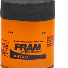 FRAM Ultra Synthetic Automotive Replacement Oil Filter, Designed for Synthetic Oil Changes Lasting up to 20k Miles, XG7317 with SureGrip (Pack of 1)