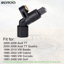 SCITOO 1 pc Front Right ABS Wheel Speed Sensor Fit for 2000 2003 2004 2005 2006 Audi TT TT Quattro,VW Golf Jetta Passat Beetle Cabrio Corrado R32 ALS465