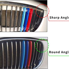 for 1 Serie E81 E82 E87 E88 2004-2011 M Colour Front Grille Grill Cover Insert Trim Clips (12 Grilles Sharp Angle)