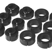 Prothane 7-115-BL Black Body and Standard Cab Pickup Mount Bushing Kit - 12 Piece